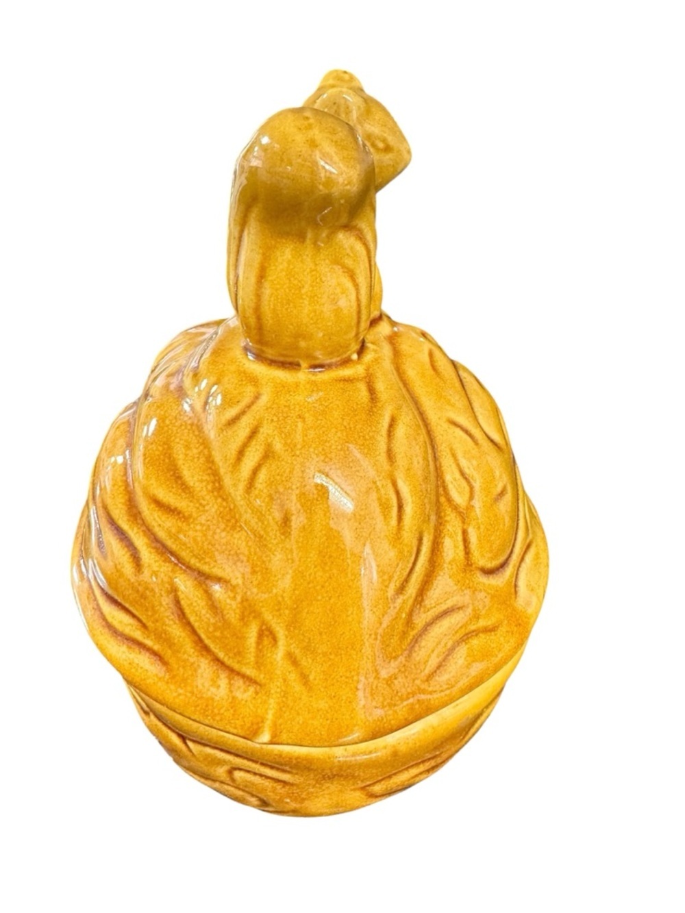 Vintage Squirrel Cookie Jar MCM Squirrel Kitsch Squirrel Nut Dish - Picture 3 of 16